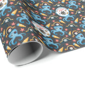 Geburtstagsparty Geschenkpapier (Rolleneckpunkt)