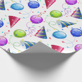 Geburtstagsparty Geschenkpapier (Ecke)