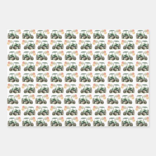 Geburtstagsparty Geschenkpapier Set (Vorderseite 3)