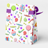 Geburtstagsparty Geschenkschachtel (Rückseite)