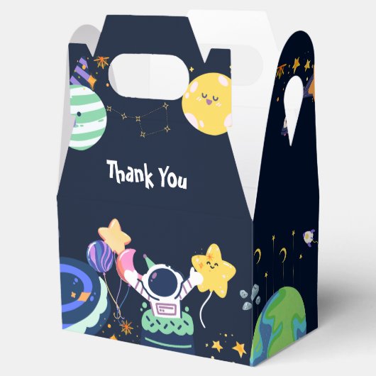 Geburtstagsparty Geschenkschachtel (Geöffnet)