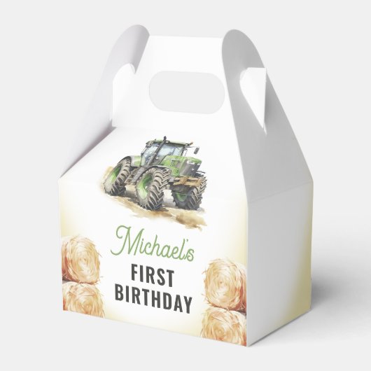 Geburtstagsparty Geschenkschachtel (Rückseite)