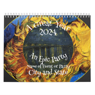 Geburtstagsparty Girl Boy 2024 Mama Vater Grad Kalender