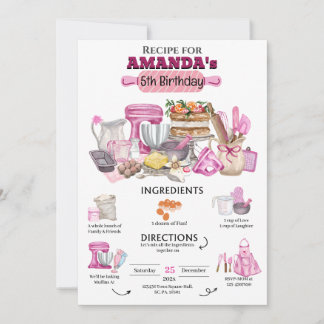 Geburtstagsparty Giro Kochen Geburtstagsparty Einladung