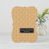 Geburtstagsparty Glam Great Gatsby Style Einladung (Stehend Vorderseite)