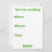 Geburtstagsparty Golden Retriever Einladung (Rückseite)