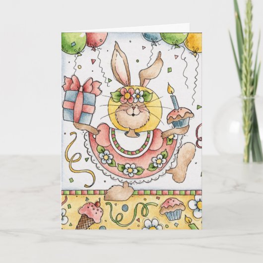 Geburtstagsparty - Grußkarte Karte (Vorderseite)