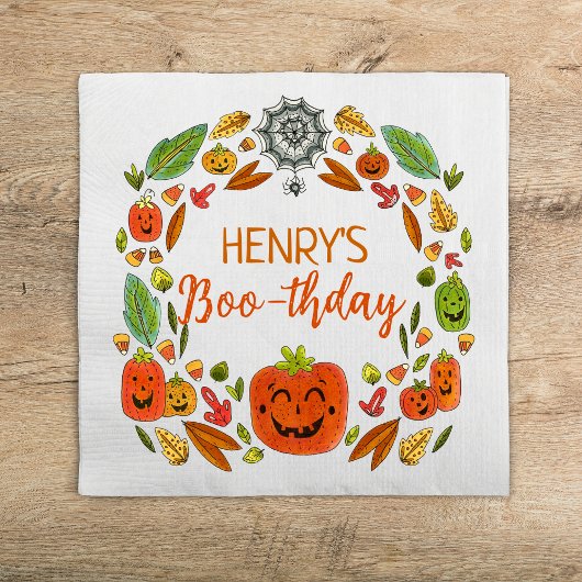 Geburtstagsparty Halloween Serviette