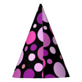 Geburtstagsparty Hat Geburtstagskind Schwarz/Weiß Partyhütchen (Rückseite)