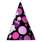 Geburtstagsparty Hat Geburtstagskind Schwarz/Weiß Partyhütchen (Rechts)