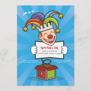 Geburtstagsparty im April Einladung