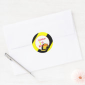 Geburtstagsparty im Baugewerbe Runder Aufkleber (Umschlag)