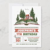 Geburtstagsparty im Freien Einladung (Vorderseite)