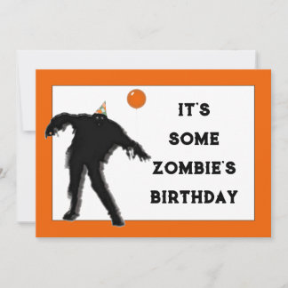 Geburtstagsparty im Oktober Einladung