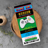 Geburtstagsparty im Ticket Einladung