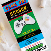 Geburtstagsparty im Ticket Einladung