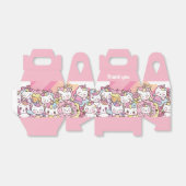 Geburtstagsparty in Rosa Geschenkschachtel (Ungefaltet)