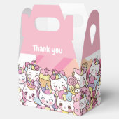 Geburtstagsparty in Rosa Geschenkschachtel (Geöffnet)