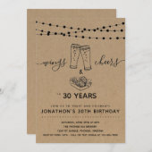 Geburtstagsparty - jedes Alter Einladung (Vorne/Hinten)