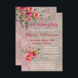 Geburtstagsparty, jedes Alter Wasserfarben Blume Einladung<br><div class="desc">Schöne Geburtstagsfeier Einladungskarte für einen besonderen Freund. Mit Aquarell-Blume und einem weichen, strukturierten Hintergrund. Sanft, farbenfroh und fröhlich - es wird sehr geschätzt. Vieles auf diese Einladung personalisieren und es wird für jedes Alter mit einem einfachen Textwechsel geeignet sein. Matching Produkte zur Verfügung, nur E-Mail charmdesignstudio@rcn.com und wir freuen uns,...</div>