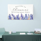 Geburtstagsparty Juli Geburtstagsfeier Willkommen Banner (Messeveranstaltung)