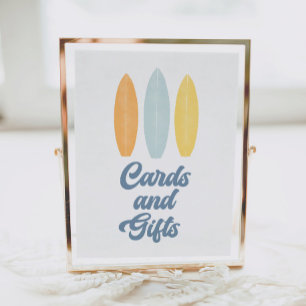 Geburtstagsparty-Karten und Geschenke-Zeichen für Poster