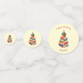 Geburtstagsparty Kinder lesen Konfetti (Rückseiten)