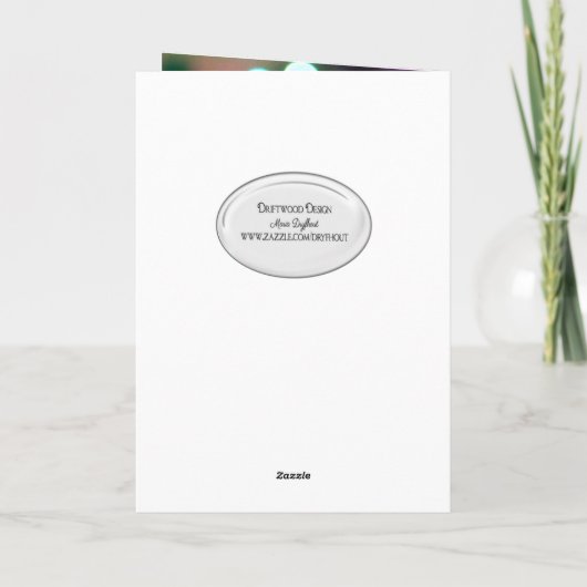 Geburtstagsparty-Lichtkarte Karte (Rückseite)