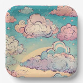 Geburtstagsparty machen pappteller (Vorderseite)