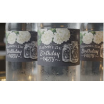 Geburtstagsparty Mason Jars String Lights Blume
