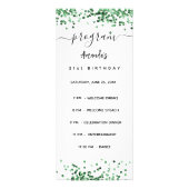 Geburtstagsparty Menü im Menü "Grün" (Vorne)