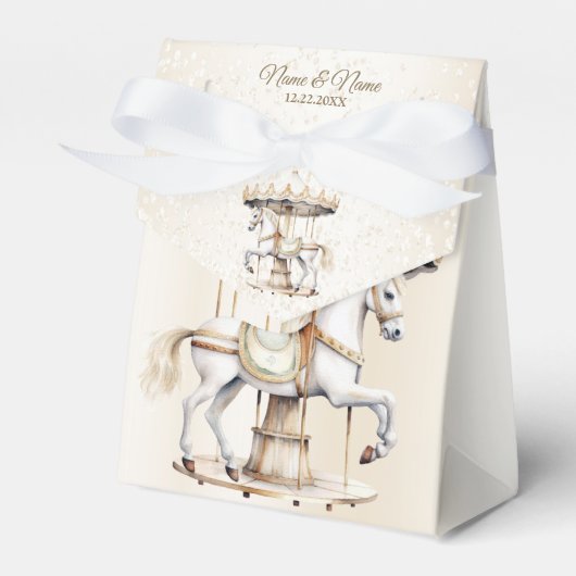 Geburtstagsparty Mergo Round Circus Karneval Geschenkschachtel (Vorderseite)