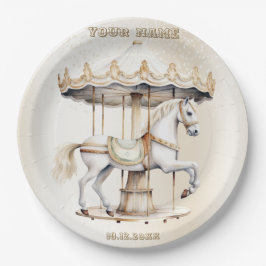 Geburtstagsparty Mergo Round Circus Karneval Pappteller