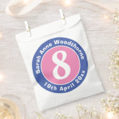 Geburtstagsparty mit Altersvorteil B Geschenktütchen (Ausgeschnitten)