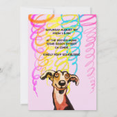 Geburtstagsparty MIT DOGGY FREUNDEN Einladung (Rückseite)