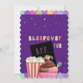 Geburtstagsparty mit Freunden Einladung (Rückseite)