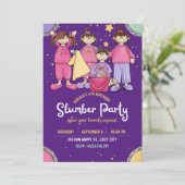 Geburtstagsparty mit Freunden Einladung (Stehend Vorderseite)