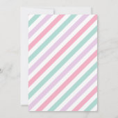 Geburtstagsparty mit Geburtstagsparty Einladung (Rückseite)