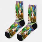 Geburtstagsparty mit Party Guinea Schweine, Socken (Linkes Detail)