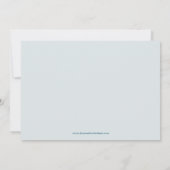 Geburtstagsparty mit Schokolade Einladung (Rückseite)