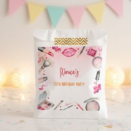 Geburtstagsparty mit Schönheit und Make-up-Wellnes Geschenktütchen