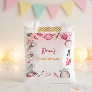 Geburtstagsparty mit Schönheit und Make-up-Wellnes Geschenktütchen
