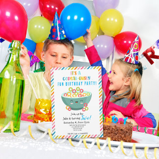 Geburtstagsparty mit viel Spaß Einladung