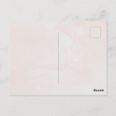 Geburtstagsparty mit Vintagem Champagner Postkarte (Rückseite)