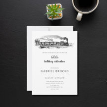 Geburtstagsparty mit Vintagem Dampfzug