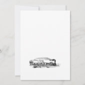 Geburtstagsparty mit Vintagem Dampfzug Einladung (Rückseite)