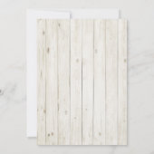 Geburtstagsparty Moderne Sukkulente Pflanze Rustik Einladung (Rückseite)