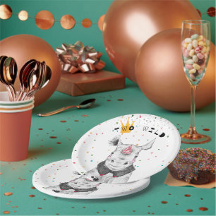 Geburtstagsparty moderner Party Pappteller