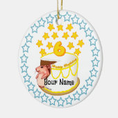 Geburtstagsparty Mouse Geburtstagsschmuck Keramik Ornament (Links)