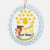 Geburtstagsparty Mouse Geburtstagsschmuck Keramik Ornament (Links)